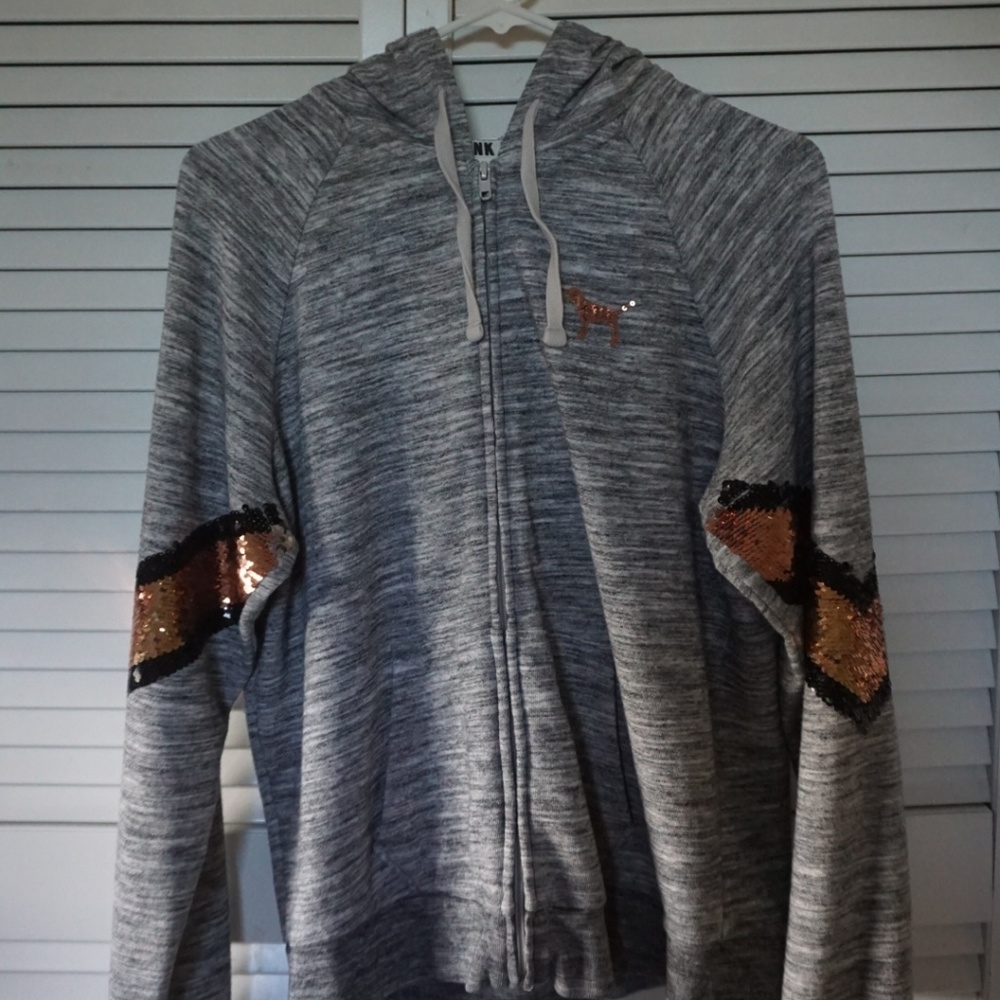 Victoria's Secret Marl Grey PINK Hoodie